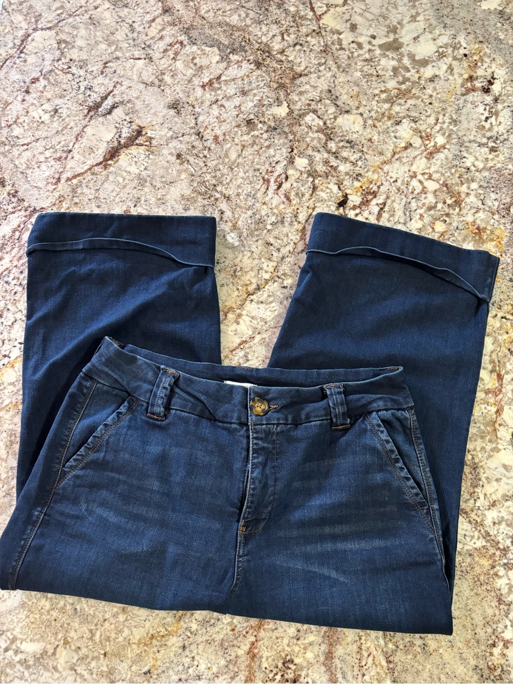 Maurices Dark Blue Boot Cut Jeans